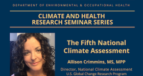 Climate and Health Research Seminar Series 